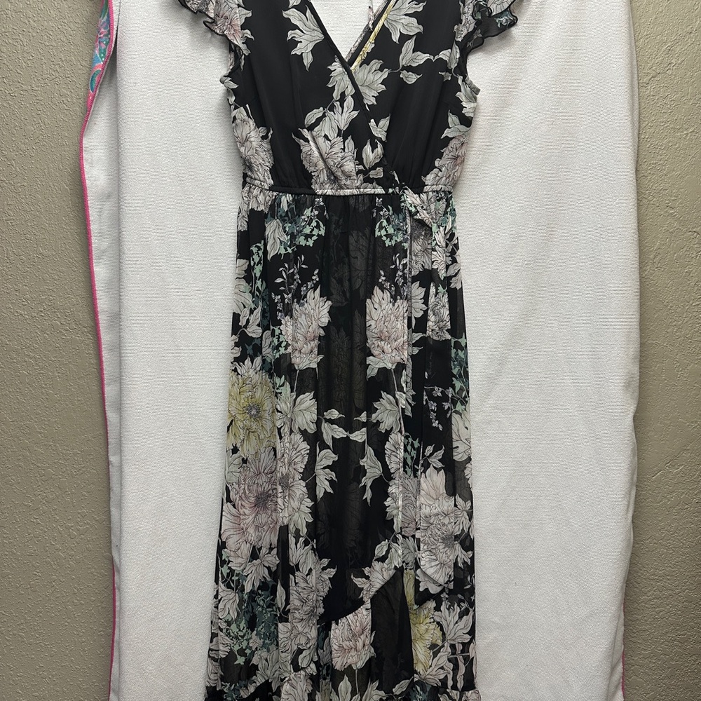 Floral Wrap Dress